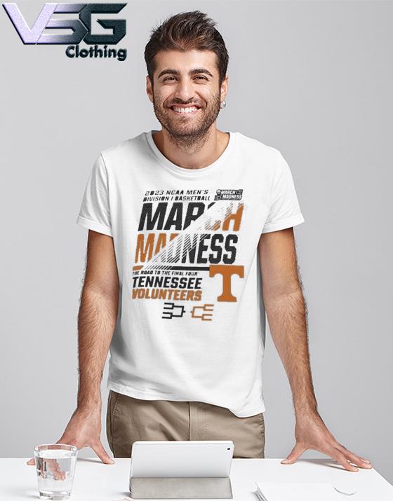 Official Tennessee Volunteers Men’s Basketball 2023 NCAA March Madness The Road To Final Four Shirt T- Shirt