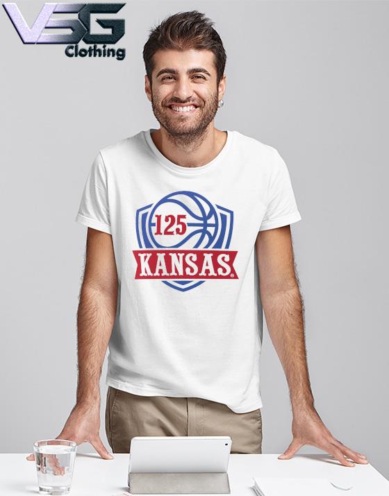Royal Kansas Jayhawks 125th Season Basketball Amplifier Shirt