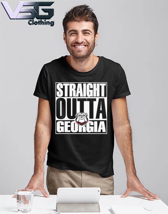 Straight Outta Georgia Bulldogs shirt