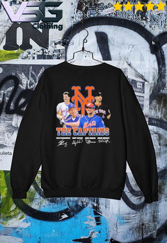 The captains New York Mets Keith Hernandez Gary Carter John Franco David  Wright signature shirt shirt for Fan, hoodie, sweater, long sleeve and tank  top