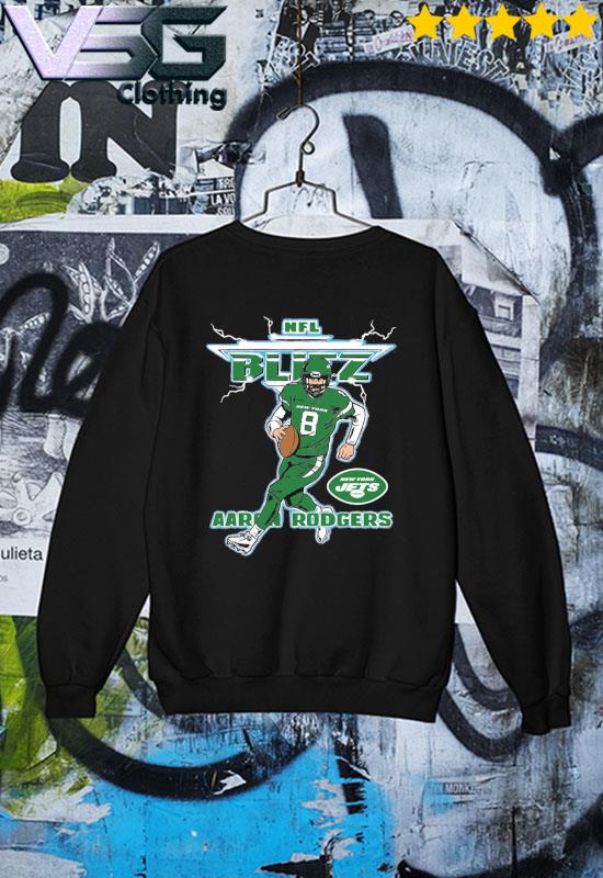 Official homage Aaron Rodgers New York Jets Blitz Graphic T-Shirt, hoodie,  sweater, long sleeve and tank top