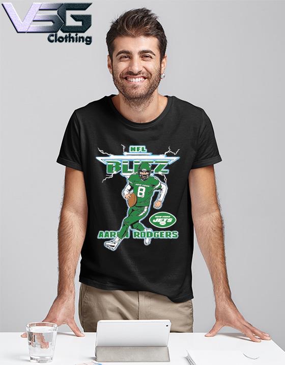 Official homage Aaron Rodgers New York Jets Blitz Graphic T-Shirt, hoodie,  sweater, long sleeve and tank top