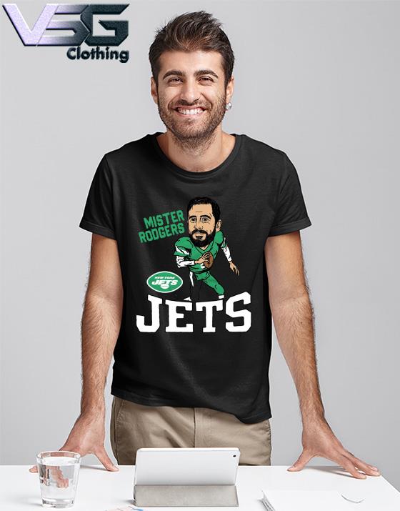 Mister Rodgers Jets Aaron Rodgers New York Jets Caricature Shirt