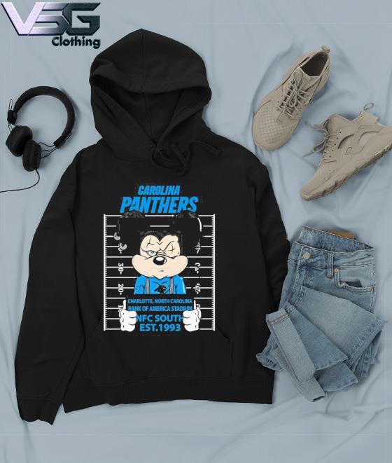 Mickey mouse Carolina panthers charlotte north Carolina bank of america  stadium nfc south est 1993 shirt, hoodie, sweater, long sleeve and tank top