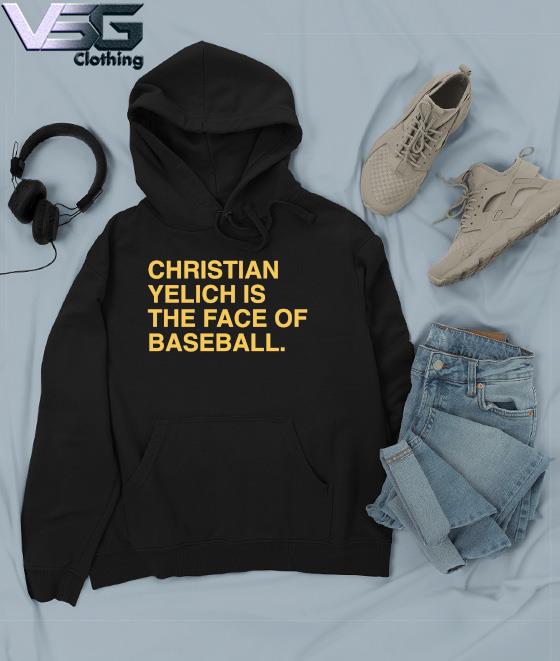 Christian yelich is the face of baseball shirt, hoodie, sweater, long  sleeve and tank top