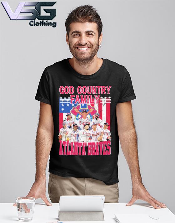 God country family Atlanta Braves signatures shirt, hoodie, sweater, long  sleeve and tank top