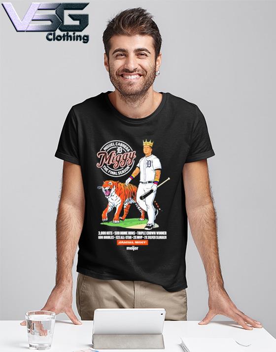 Gracias Miggy The Final Season Homepage Detroit Tigers Shirt