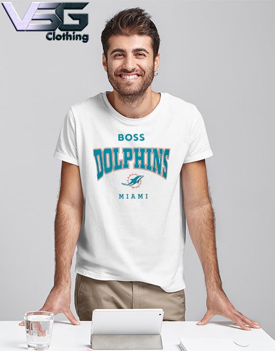 BOSS Miami Dolphins NFL logo Shirt in 2023