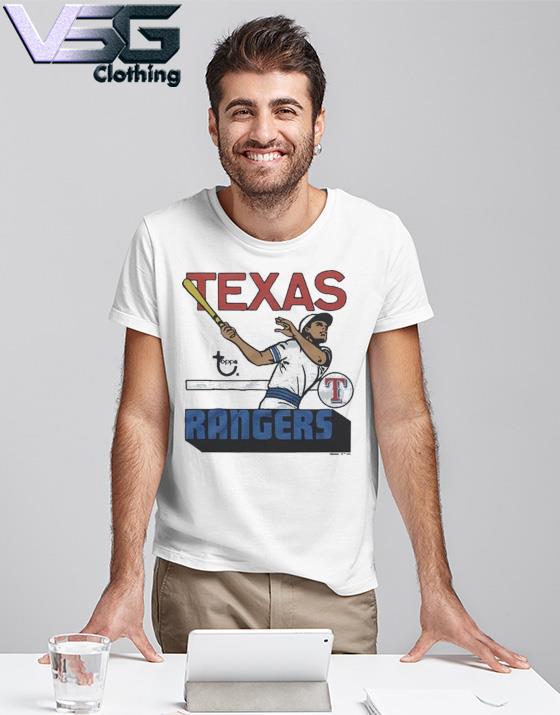 mlb x topps texas rangers shirt T Shirt - Limotees