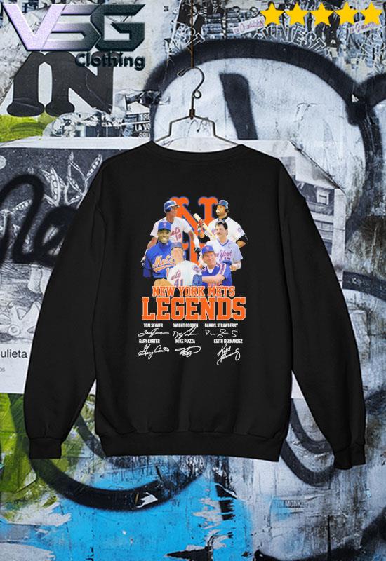 New York Mets Legends Tom Seaver, Dwight Gooden, Darryl Strawberry  signatures shirt, hoodie, sweater, long sleeve and tank top