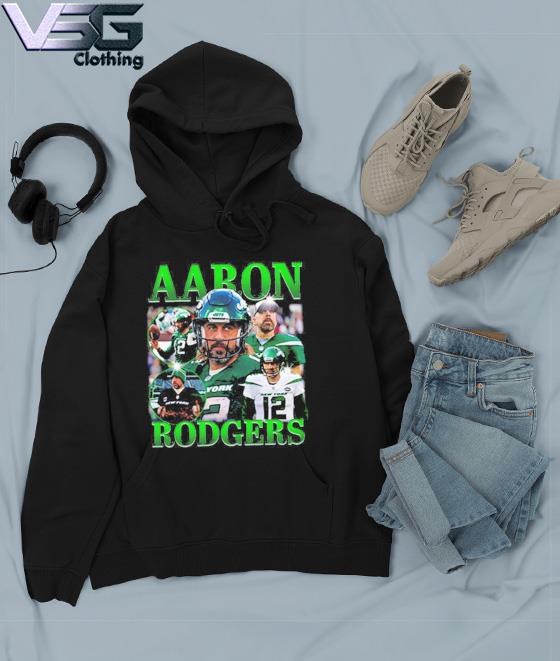 Nfl Aaron Rodgers Classic 90s Graphic Tee New York Jets Shirt