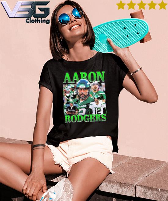 Nfl Aaron Rodgers Classic 90s Graphic Tee New York Jets Shirt