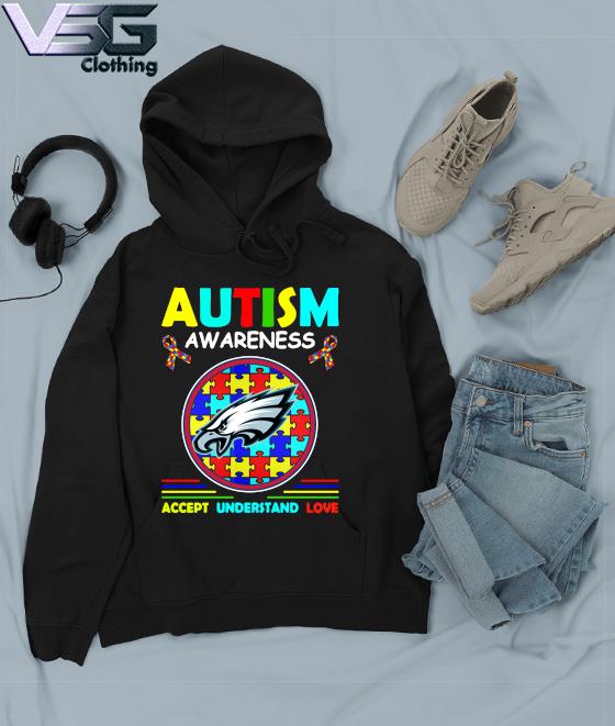 Official Philadelphia Eagles Autism awareness accept understand love shirt,  hoodie, sweater, long sleeve and tank top