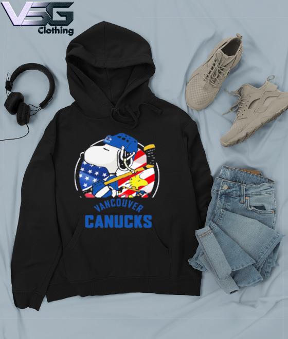 NHL Hockey Vancouver Canucks Cool Snoopy Shirt T Shirt