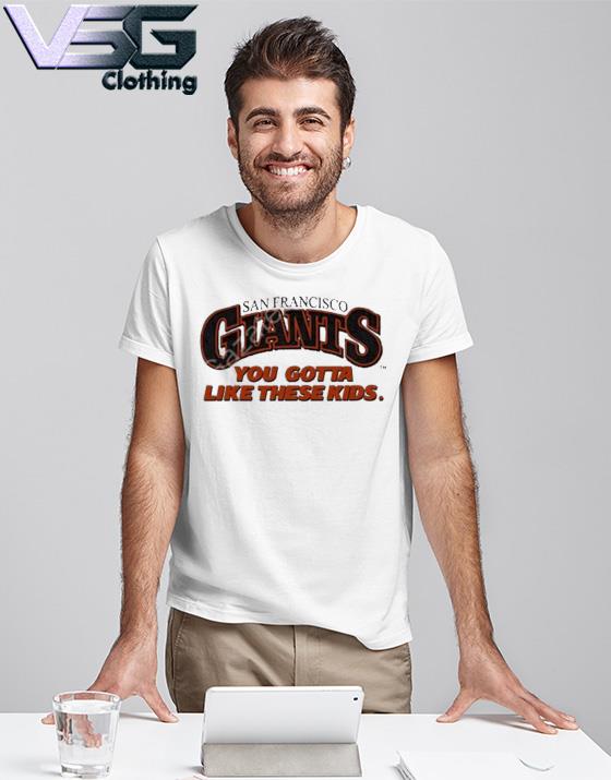 Giants t shirt on sale kids