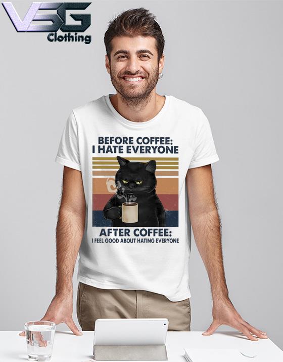 Codeword Coffee Makes Me Feel Less Murdery - T-shirts Heather Grey / Black Print / XL