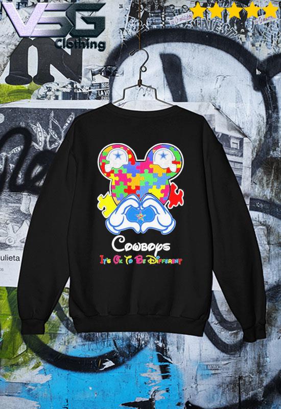 Official Disney mickey mouse love Dallas Cowboys 2023 T-shirt