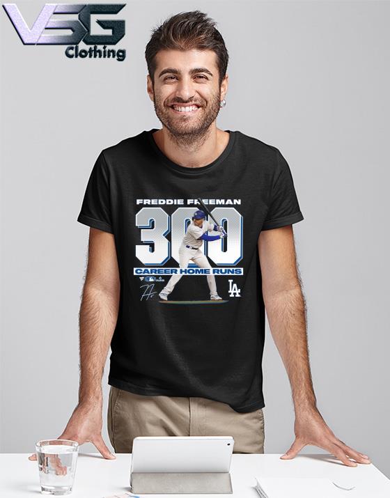 Freddie Freeman Los Angeles Dodgers 300 Career Home Runs T-shirt