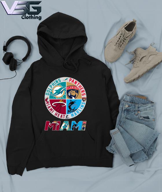 Official Miami Dolphins, Miami Heat, Miami Marlins and Florida Panthers  shirt, hoodie, sweater, long sleeve and tank top