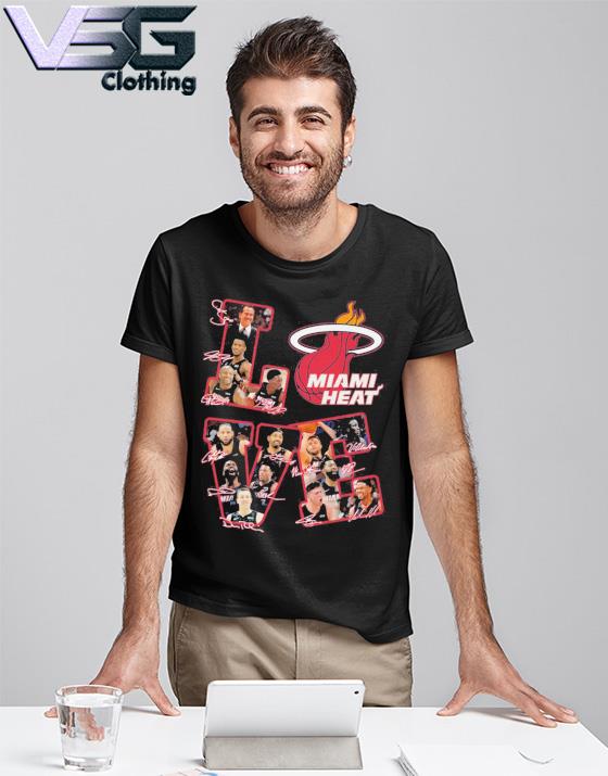 Miami Heat Players Love Fans 2023 Signatures Shirt