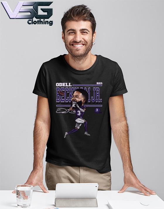 Odell Beckham Jr. Baltimore Cartoon signature shirt, hoodie, sweater, long  sleeve and tank top