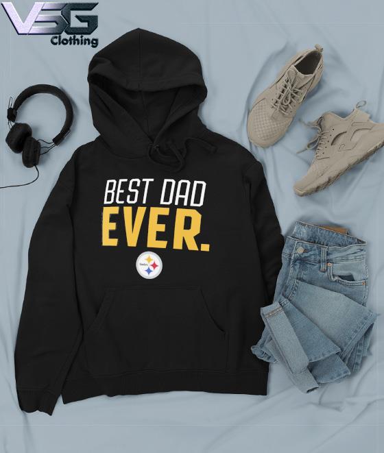 Pittsburgh Steelers Best Dad Ever Logo Father's Day T-Shirt