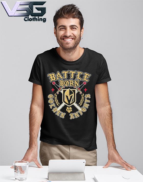 Official Vegas Golden Knights Men's Battle Born Swords shirt
