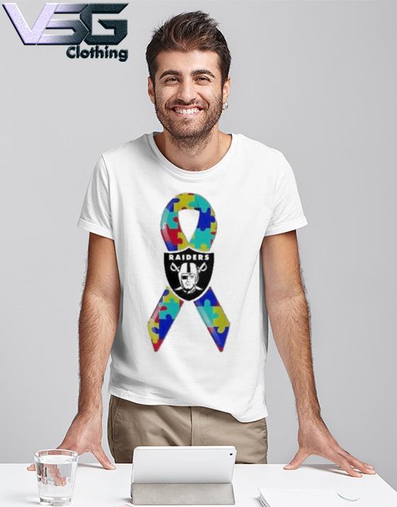 World Autism Day 2023 x Las Vegas Raiders T-Shirt - Binteez