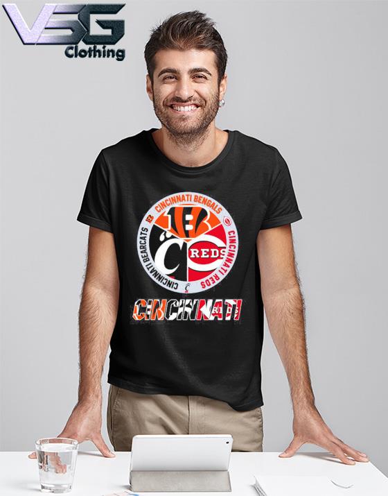 Design cincinnatI bengals reds bearcats city of champions shirt