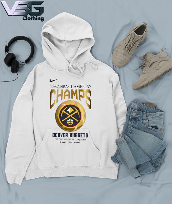 Denver nuggets nike 2023 NBA finals champions celebration expressive  T-shirts, hoodie, sweater, long sleeve and tank top