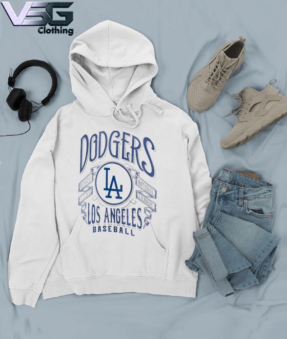 Los Angeles Dodgers Youth Distressed Logo T-Shirt - Gray