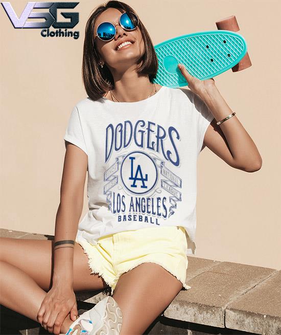 Los Angeles Dodgers Rucker Collection Distressed Rock T-Shirt