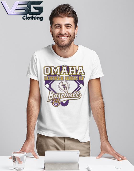 LSU Tigers Baseball Summer Home Omaha Garment Dyed T-Shirt, hoodie