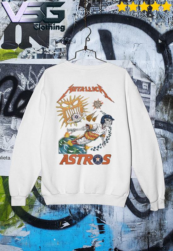 Metallica Houston Astros Space vintage shirt, hoodie, sweater