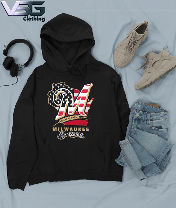 Milwaukee brewers flag american 2023 shirt, hoodie, longsleeve tee, sweater