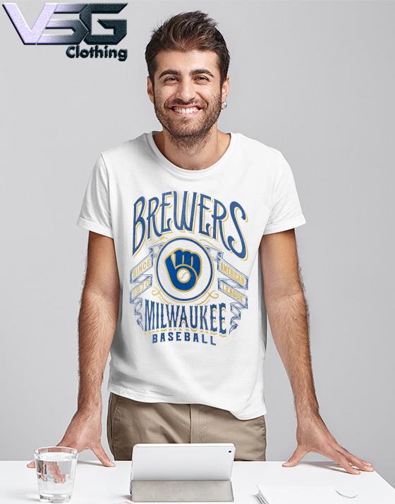 Milwaukee Brewers Rucker Collection Distressed Rock T-Shirt