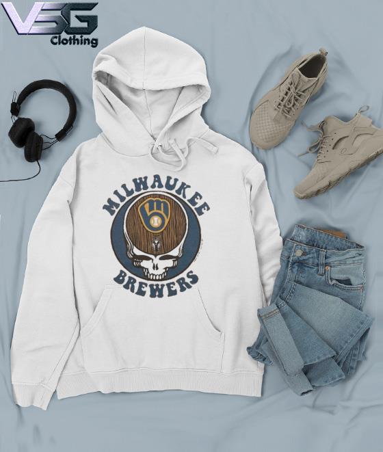 Mlb X Grateful Dead X Brewers Skull Keg Shirt, hoodie, sweater, long sleeve  and tank top