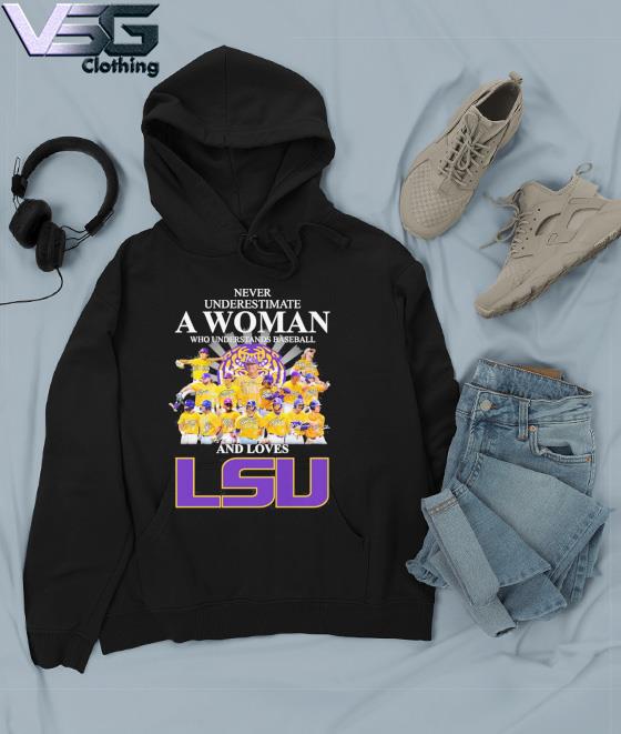 Product never underestimate a woman who understands baseball and love  tigers shirt, hoodie, sweater, long sleeve and tank top