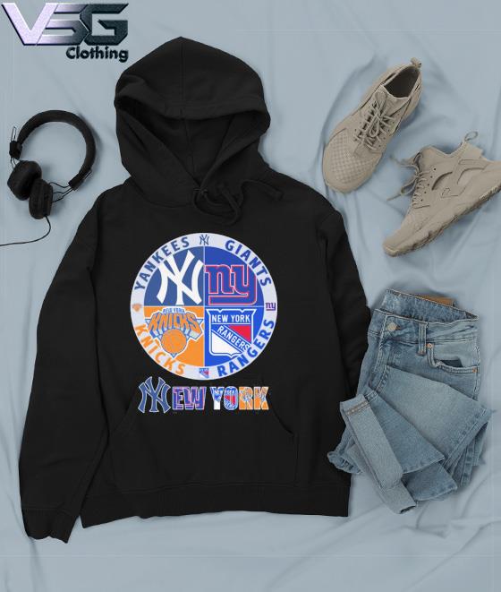 New York sport teams New York Yankees, Giants, Rangers and Knicks