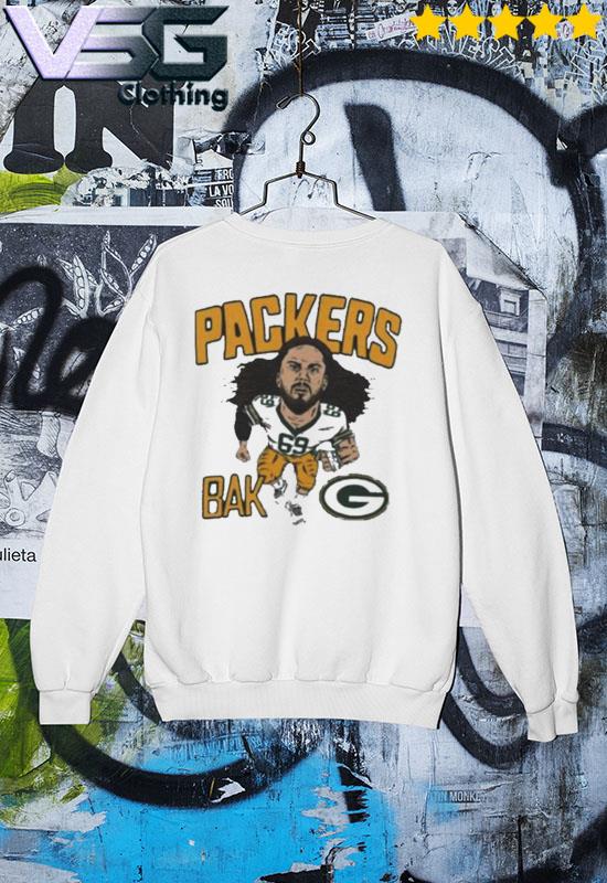 Packers Homage #69 Bak Shirt, hoodie, sweater, long sleeve and tank top