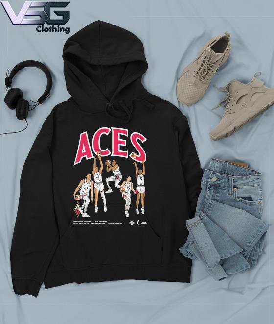 Nice las Vegas Aces Playa Society Starting Five shirt, hoodie