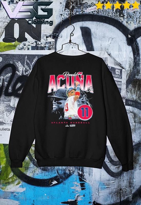 Ronald Acuña Jr. Retro 90s Tee, Atlanta MLBPA Apparel