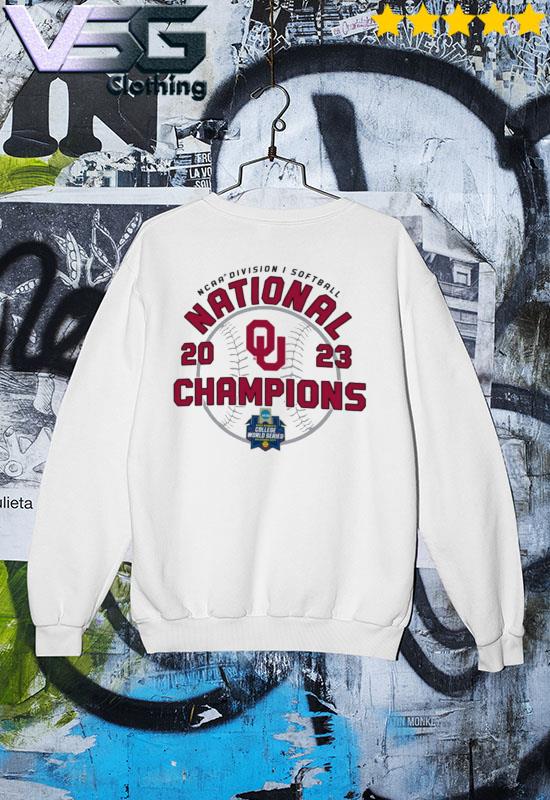 Unisex Champion White Oklahoma Sooners 2023 NCAA Softball Women's