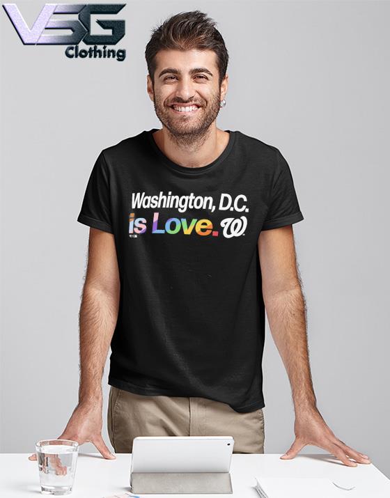 Lgbt Washington Nationals is love city pride shirt, hoodie, sweater, long  sleeve and tank top