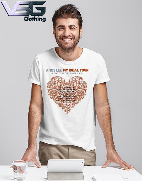 Amos Lee My Ideal Tour 2023 A Tribute To Chet Baker Sings Shirt