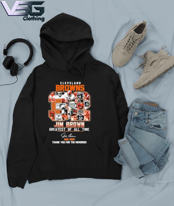 Cleveland Browns 32 Jim Brown greatest of all time 1936 2023 shirt