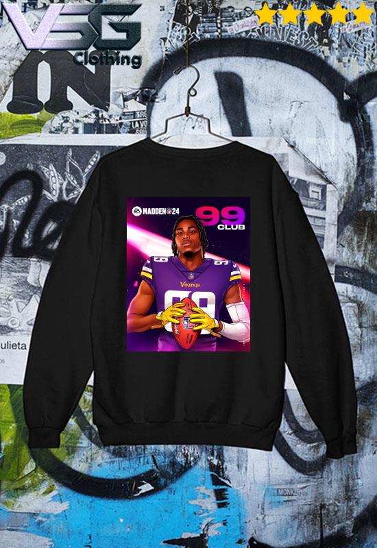 Justin Jefferson Minnesota Vikings 99 Club Madden 24 shirt, hoodie,  sweater, long sleeve and tank top