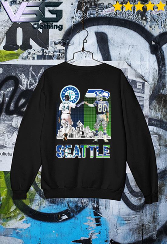 Seattle Mariners Seattle Seahawks Ken Griffey Jr and Steve Largent  Signatures shirt, hoodie, sweater, long sleeve and tank top