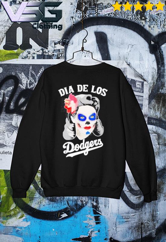 Best los Angeles Dodgers dia de Los Dodgers skull women shirt