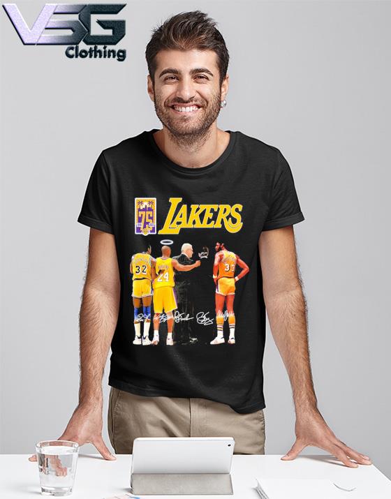 Official los Angeles Lakers 75 Years Memories T Shirt, hoodie, sweater, long  sleeve and tank top